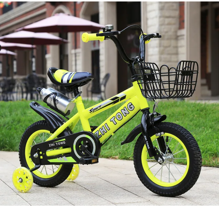 Children's Bicycle Boys and Girls Cycling Bike 12/14/16/18 Inch Folding Kid's Bicycle Light Students Bicycle