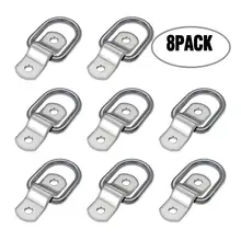 8 шт./компл. крепление кольцо штапельного зажимы галстук вниз прицепы для фургонов Horsebox лодка веревки