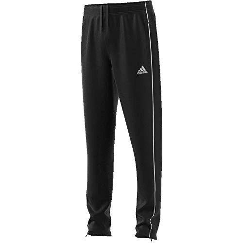 adidas CORE18 PNT Y Sport Unisex Black/White, 1516|Pantalones de correr| -