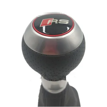 

OEM Gear Shift Knob RS Gear Lever Boot Cover For Audi A3 A4 A5 Q3 Q5 VW Golf 6 Passat B6 CC Tiguan