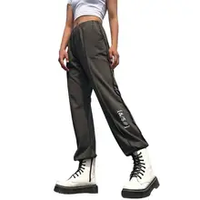 Спортивные штаны для улицы, свободные штаны для бега, модные женские повседневные штаны, спортивные штаны для ног, Осенние штаны с завязками на ногах