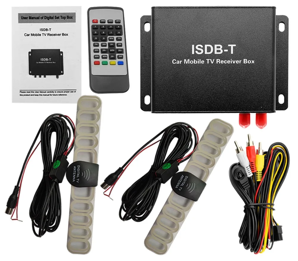 Allways автомобильный ISDB-T цифровой ТВ приемник две антенны USB/HD ТВ тюнер Mpeg4 высокая скорость 80 км~ 150 км для Южной Америки