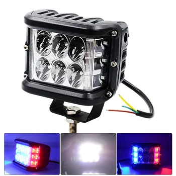 

Car off-Road Vehicle Motorcycle Large-Sized LED Lamp Screw Square Headlight Side Flashing