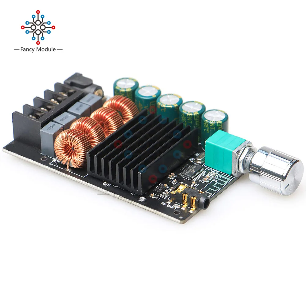 Diymore TPA3116 двухканальный Bluetooth 5,0 цифровой усилитель доска 100Wx2 DC8-24V 2-в-1 уровня Hi-Fi с фильтром аудио усилитель доска