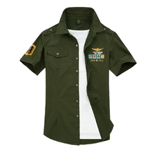  2021 Hot Sale Newest Five Color Summer Season Outdoor Male 100% Cotton T-shirt Casual Breathable Lapel Multi-Pocket Short Sleeve 