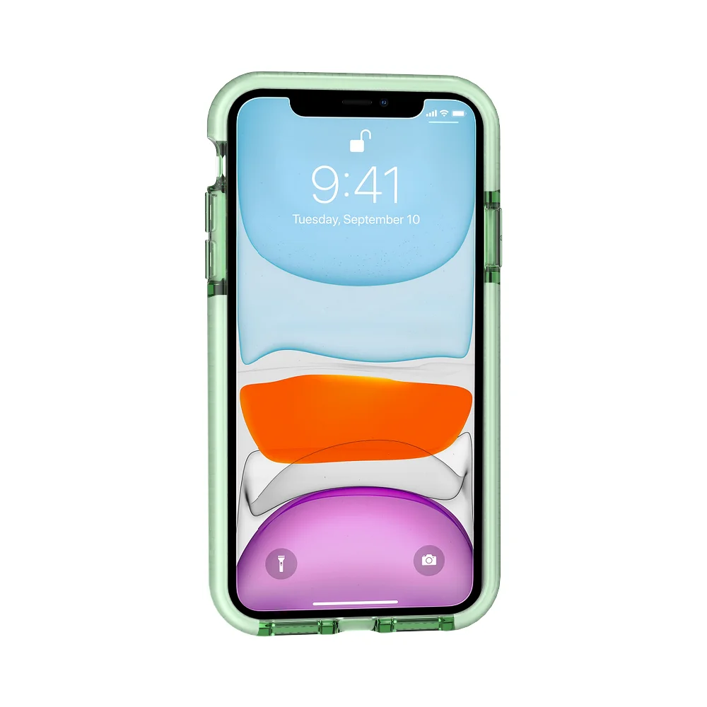 100 шт./лот прозрачный алмаз зерна ТПУ+ D30 высокого качества чехол для iPhone 6 7 8 X XS XR XS Max 6 7 8 plus 11 Pro максимальный чехол