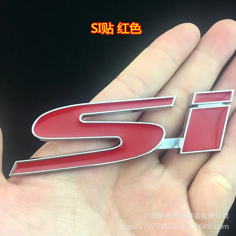 Подходит для Honda Civic Bumper sticker s модифицированный логотип стикер для автомобиля Модифицированный Civic Only SI Стандартный wang biao Tag