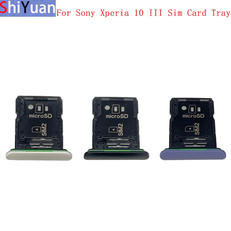 Supporto Schede SIM/SD Originali Sony Xperia 10 III XQ-BT52 Slitta - Foto 10