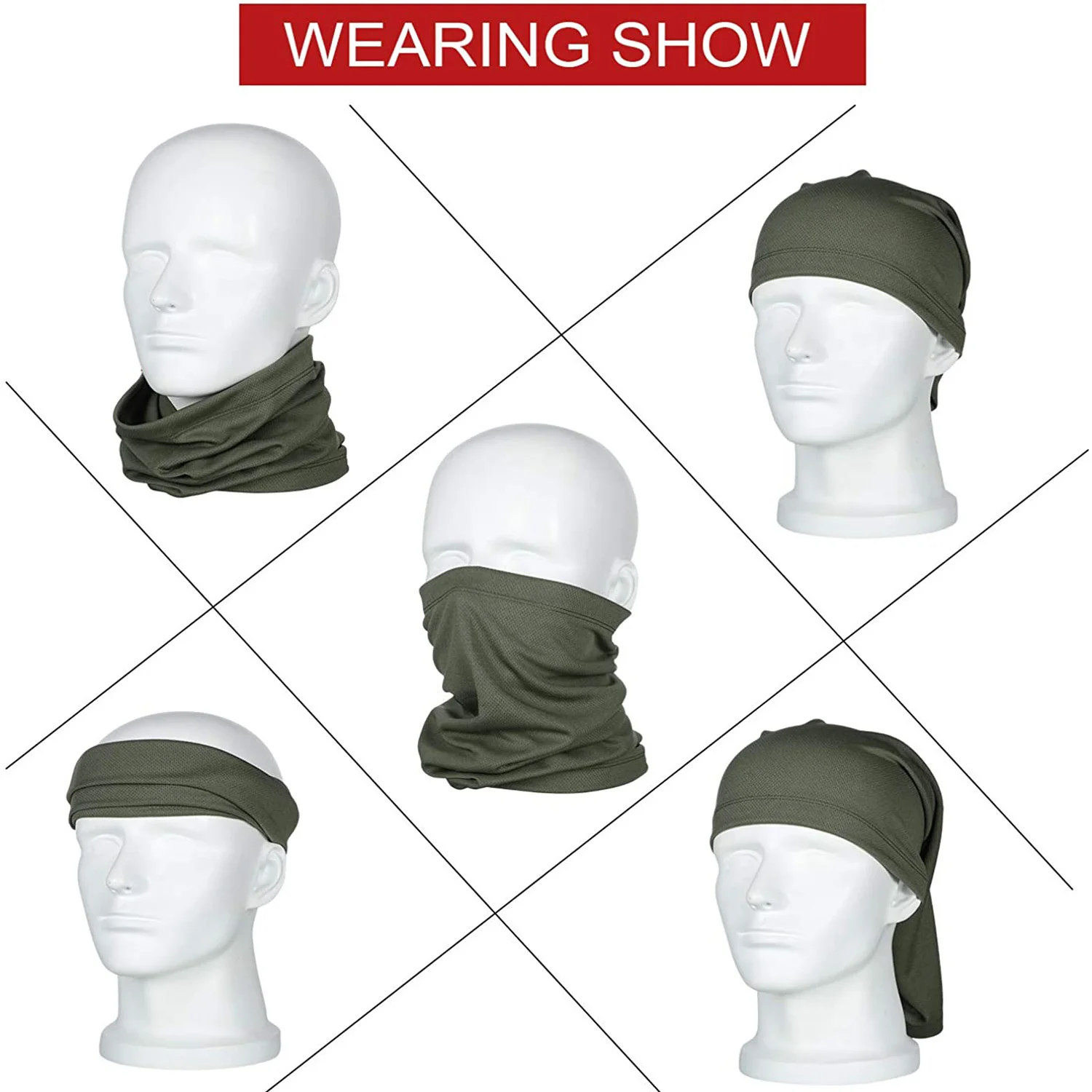 Camping Hiking Scarves Cycling Sports Bandana Outdoor Headscarves Riding Headwear Men Women Scarf Neck Tube Magic Scarf mens cotton scarf