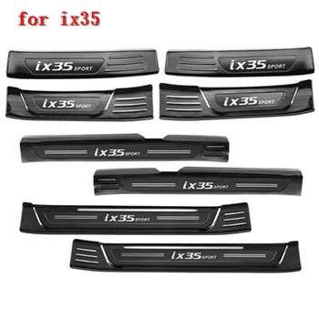 

high quality Stainless steel Internal external car Scuff Plate/Door Sill Door Sill for Hyundai ix35 2018 Car styling