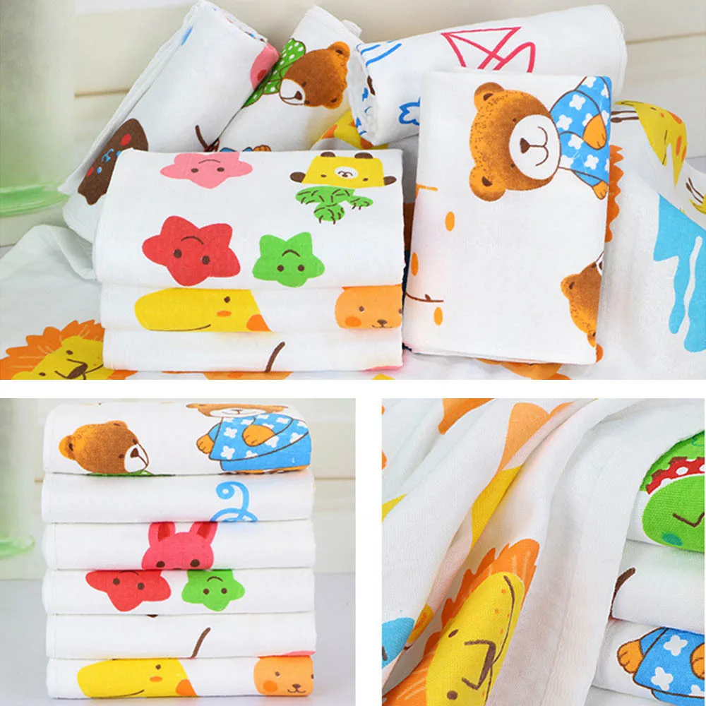 Multifuction Newborns Cartoon Swaddle Blanket Baby Bath Towels Blanket New Born Baby Towels Soft Water Absorption Towel J11