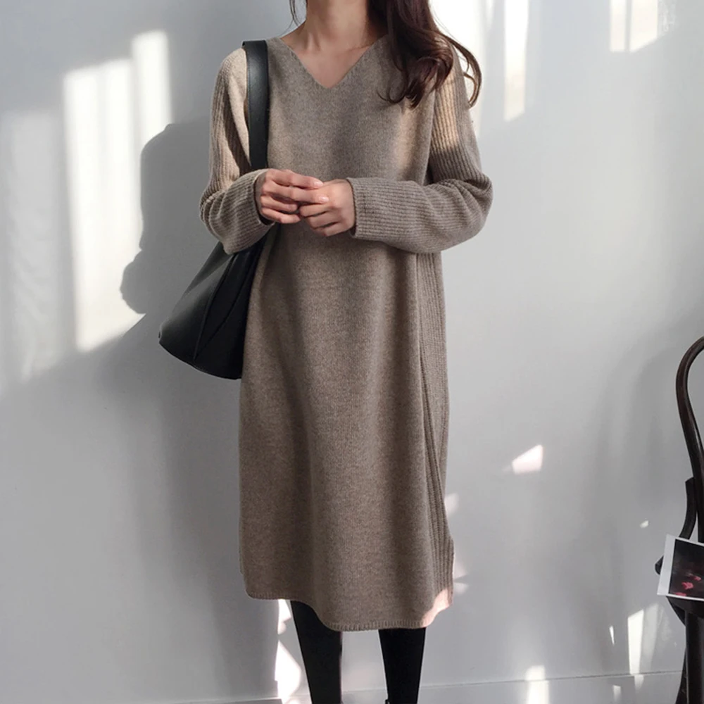 knitwear midi dress