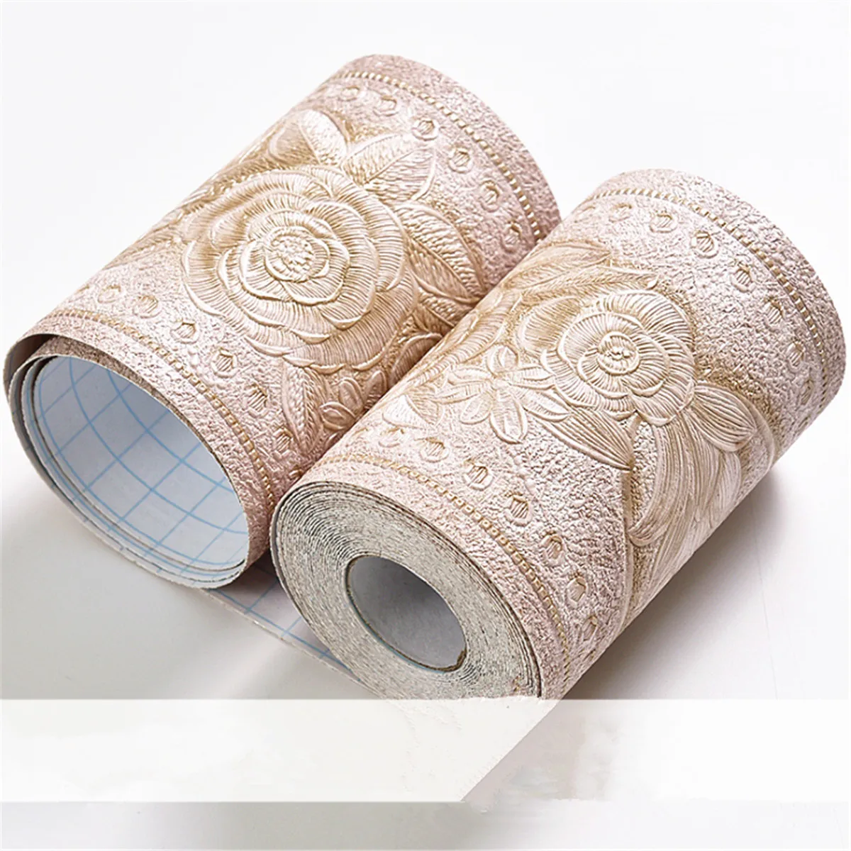 Wall Skirting Border Vinyl Wallpaper Waterproof Self Adhesive Decor Floral Look Wall Skirting Border Vinyl Wallpaper Waterproof Self Adhesive Decor Floral Look