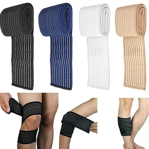 Calf Brace Bands Elbow-Wrist Knee-Protector Sports-Strap Ankle-Leg Compression 40-180cm