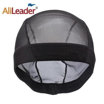 

Alileader Wholesale S/M/L Mesh Dome Glueless Cap Mesh Dome Wig Cap 10Pcs Glueless Weaving Hairnet For Making Wigs Hairnets