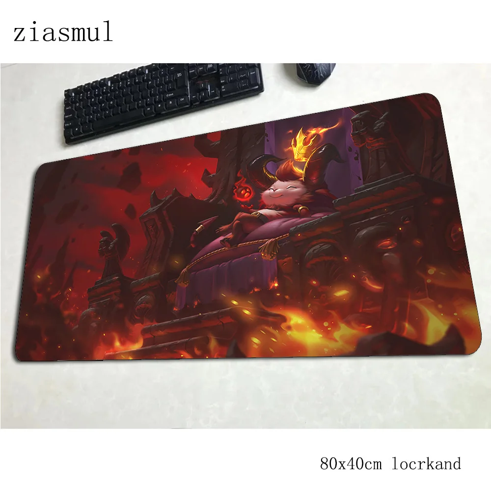 

teemo mousepad 80x40cm Mass pattern Computer mouse mat gamer gamepad pc Popular gaming mousemat desk pad office padmouse