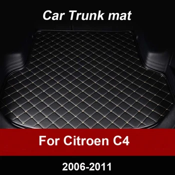 

APPDEE Car trunk mat for Citroen C4 hatchback two door 2006-2011 cargo liner carpet interior accessories cover