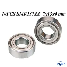 

10pcsSMR137ZZ smr137 zz L-1370ZZ stainless steel 440C High quality deep groove ball bearing 7x13x4 mm miniature bearing