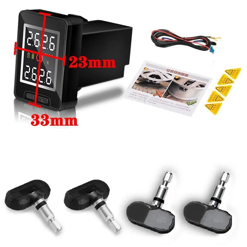 ڵ  TPMS Ÿ̾ з ͸ ý, 4  LCD ÷  , Ÿ ̷ RAV4 ķ