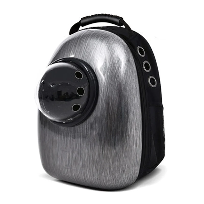 Новая портативная Высококачественная переносная дышащая дорожная сумка для перевозки космонавта, собаки, космическая капсула, переноска для кошек, рюкзак - Цвет: Dark gray