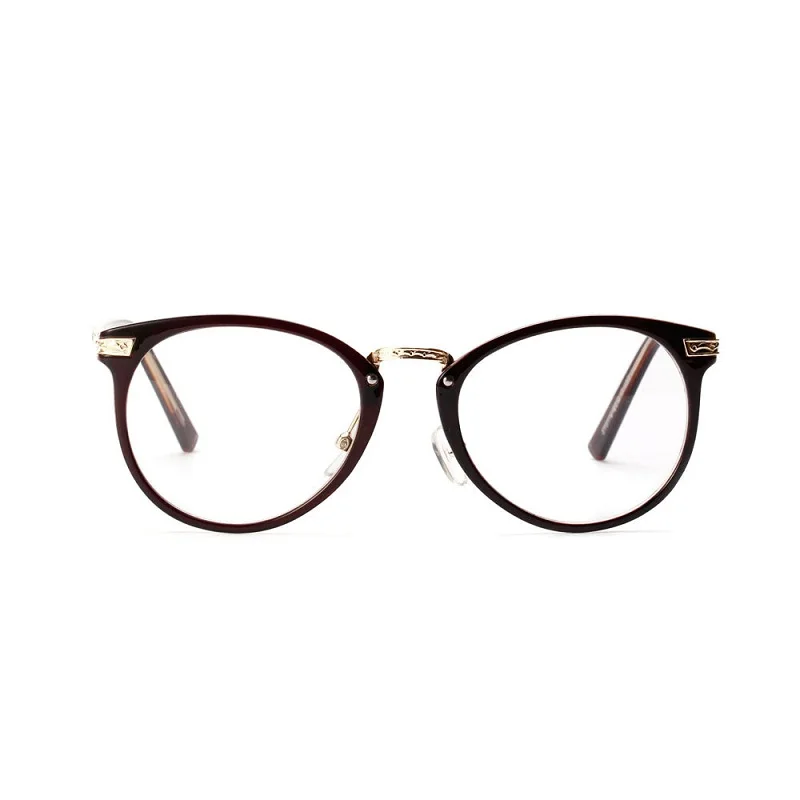 LONSY, новые круглые металлические очки, оправа для Женщин, Модные оптические оправы для очков для женщин, очки для близорукости