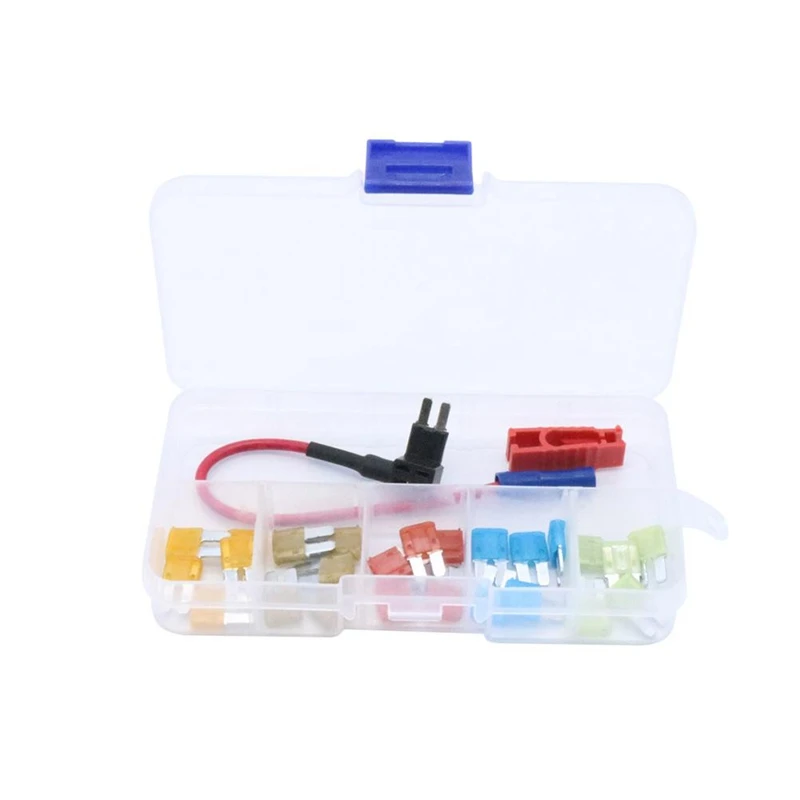 

Add-A-Circuit Blade In-Line Fuse Holder Tap Puller Mini 2 5A 7.5A 10A 15A 20A For New Ford/Fox /Mondeo /Dodge/Jeep