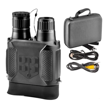 

NV400B Mini Night Vision Device Digital Night Vision BINOCULAR IR LED Camorder 3.5X-7X Zoom for Nighthunting