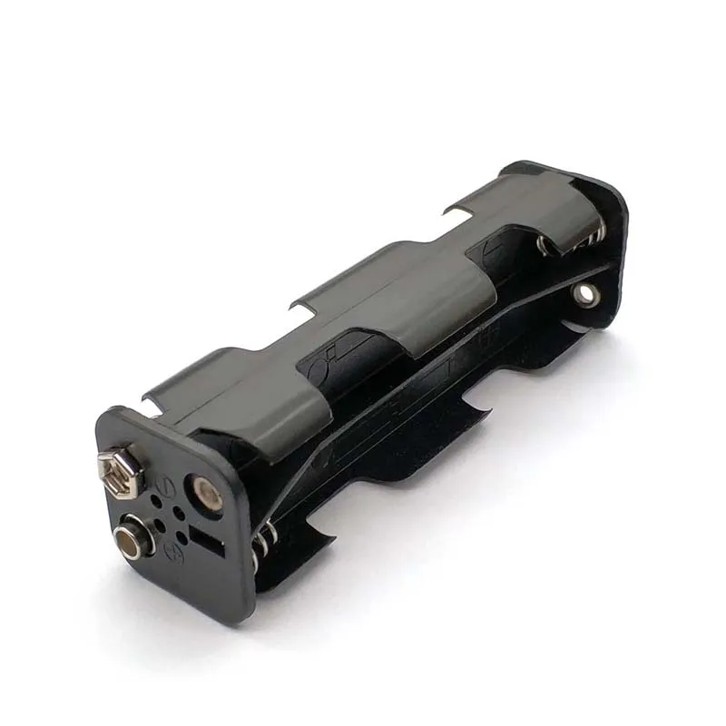 

MasterFire 500pcs/lot Long Strip Type Plastic 8 X 1.5V AA Battery Black Case Holder 12V Back To Back Batteries Storage Box