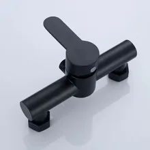 

Stainless Steel Shower Faucet Without Shower Hose Hot And Cold Water Mixer Faucet Wall Mounted Metal Handle Bothroom Parts