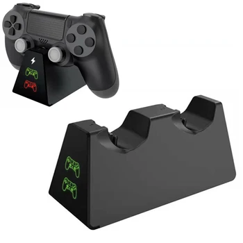 

PS4 Controller Charger Dual USB Fast Charging Dock Station for Sony Playstation 4/PS4/ Pro /PS4 Slim Controller w/ LED Indicator