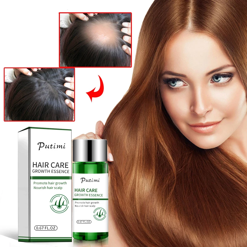 Putimi сывороточная эссенция Сыворотка для роста густых волос более длинные густые волосы уход против облысения рост против выпадения волос сыворотка 20 мл