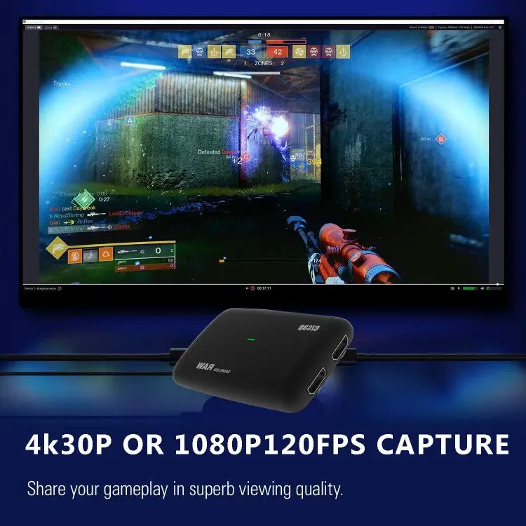 Ezcap321 USB 3.0 HD  ĸó ī, ̺ Ʈ ڽ ȭ,   , 4K, 30hz, 1080P, 120fps, 60fps