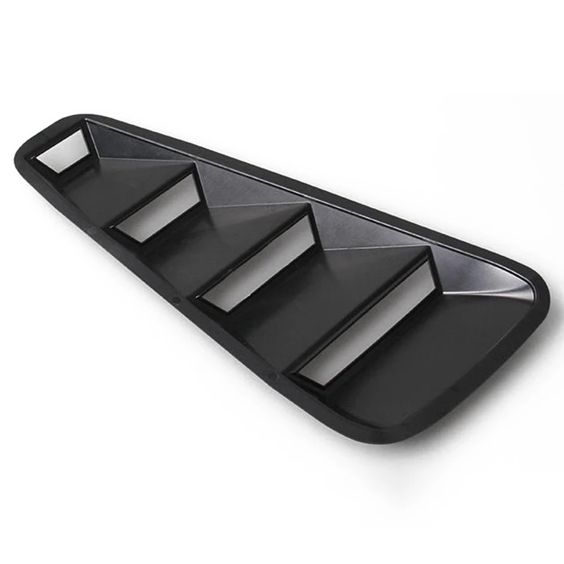 Car Styling Car Sticker Carbon Fiber Side Window Louvers Scoop Cover Vent for 2005-2014 Ford Mustang