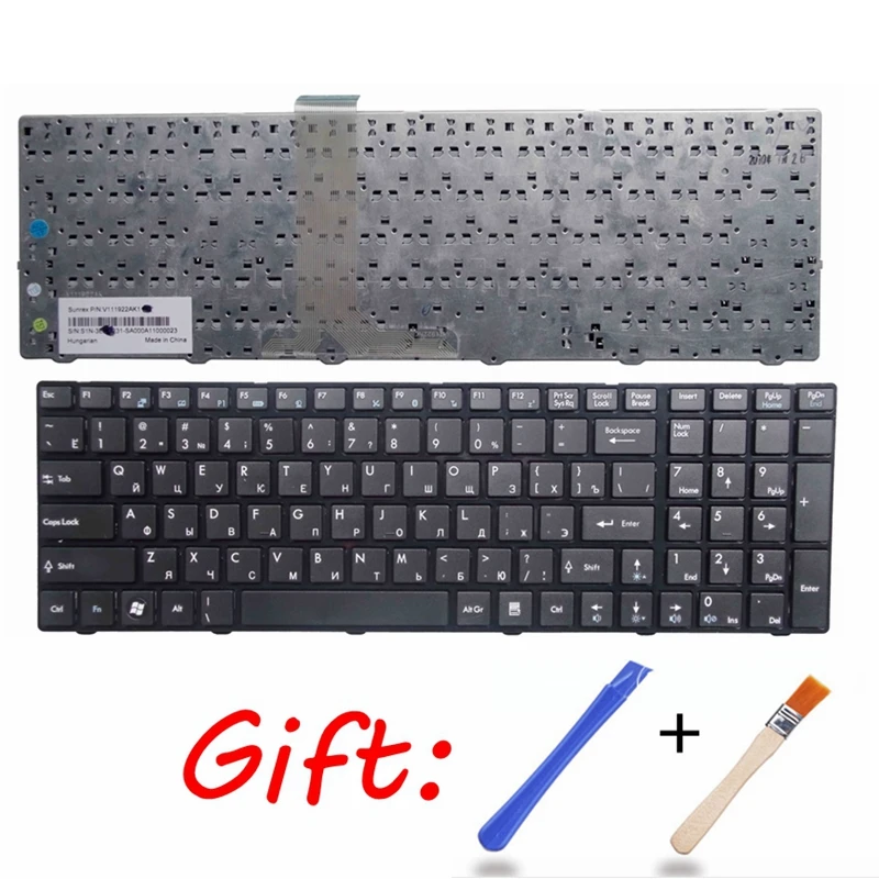 Русская клавиатура для MSI CX620 GX660 CX623 CX705 FX600 GE620 Клавиатура для ноутбука черный