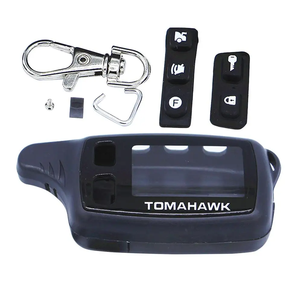 Чехол брелок для русской двусторонней автомобильной сигнализации TOMAHAWK TW9010 пульт