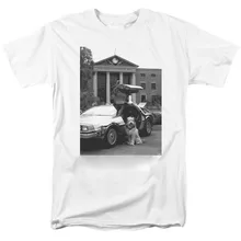 Back To The Future Einstein Snapshot Vintage Urban Licensed Adult T Shirt Street Tee Tshirt