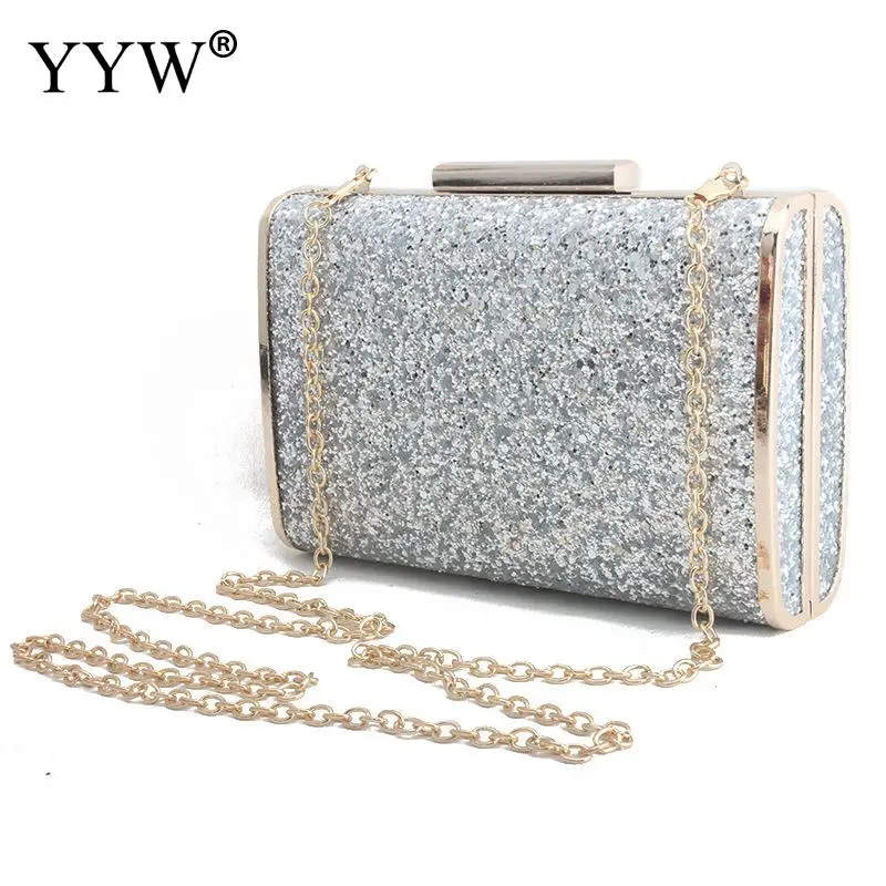 Шикарные вечерние сумки для Свадебная вечеринка сверкающий сцепления кошелек элегантные блестящие вечерние сумки для выпускного, коктейльной вечеринки Свадебные сцепления кошелек
