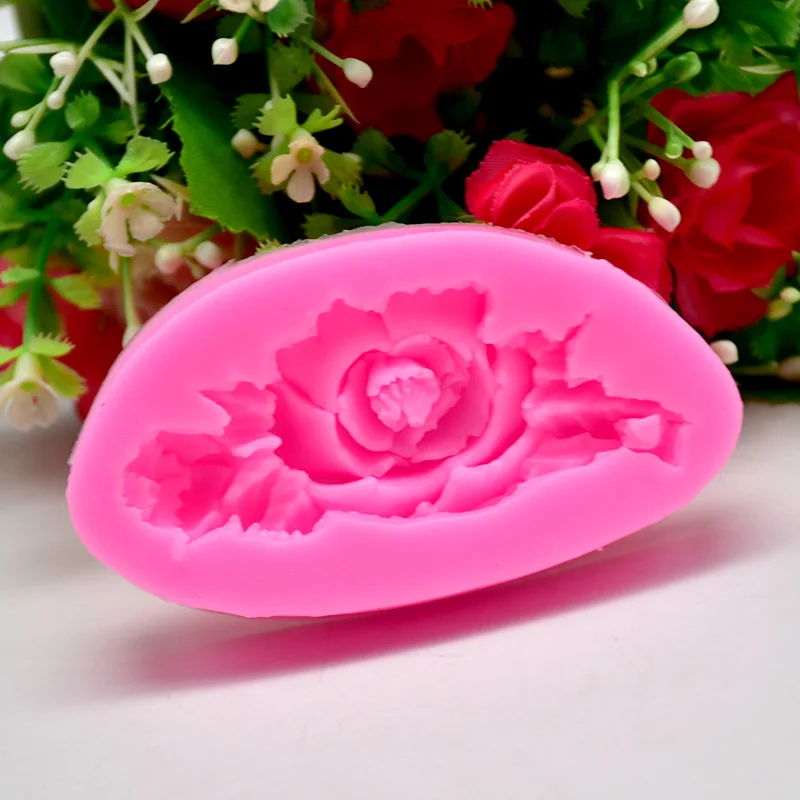 DIY формы для выпечки Творческий Пион для моделирования из мастики торт шоколадная глина силиконовые формы напрямую от производителя продажи