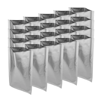 

Storage 100pcs Silver Pouches Vacuum Sealer Bags Aluminum Foil Mylar Home Kitchen Tools for Convenient Food Nuts