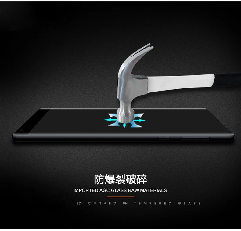 Boomboos шелковая печать полное покрытие закаленное стекло протектор для xiaomi mi Mix 2(5,99 '') стеклянная пленка для xiaomi mi x2