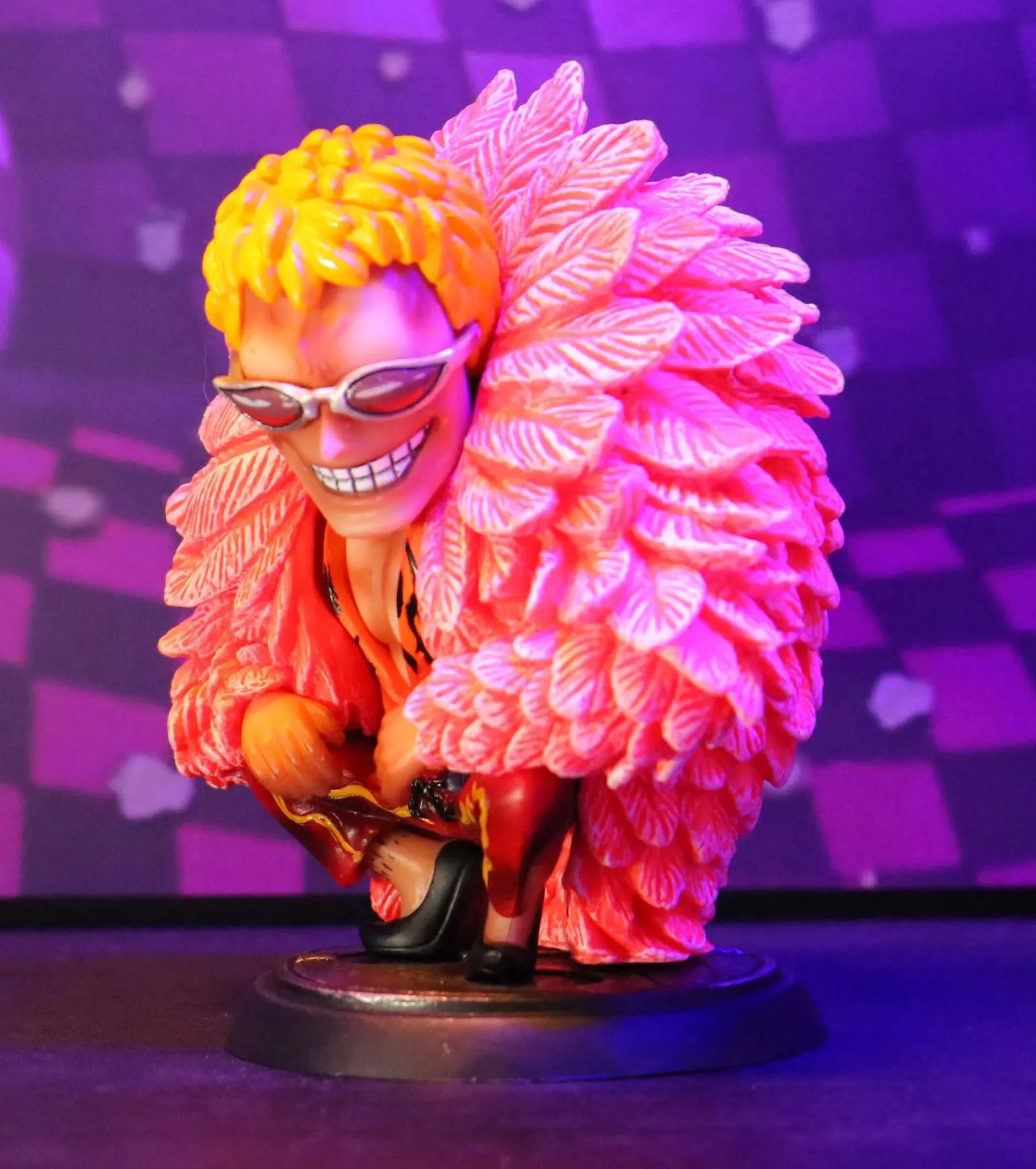 

One Piece GK Seven Wu Hai Doflamingo Xiemei Little Tang Chewing Tobacco Cora Loose Boxed Garage Kit