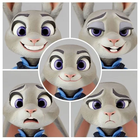 

Shan kou shi Judy Hopps Rabbit Judy Crazy Animal City Mobile Garage Kit Model