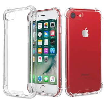 

100pcs Air Cushion Clear Shockproof Case For iPhone 11 Pro Max XS XR X 8 7 6 6S Plus Soft TPU Edge Hard Acrylic Protection Cover