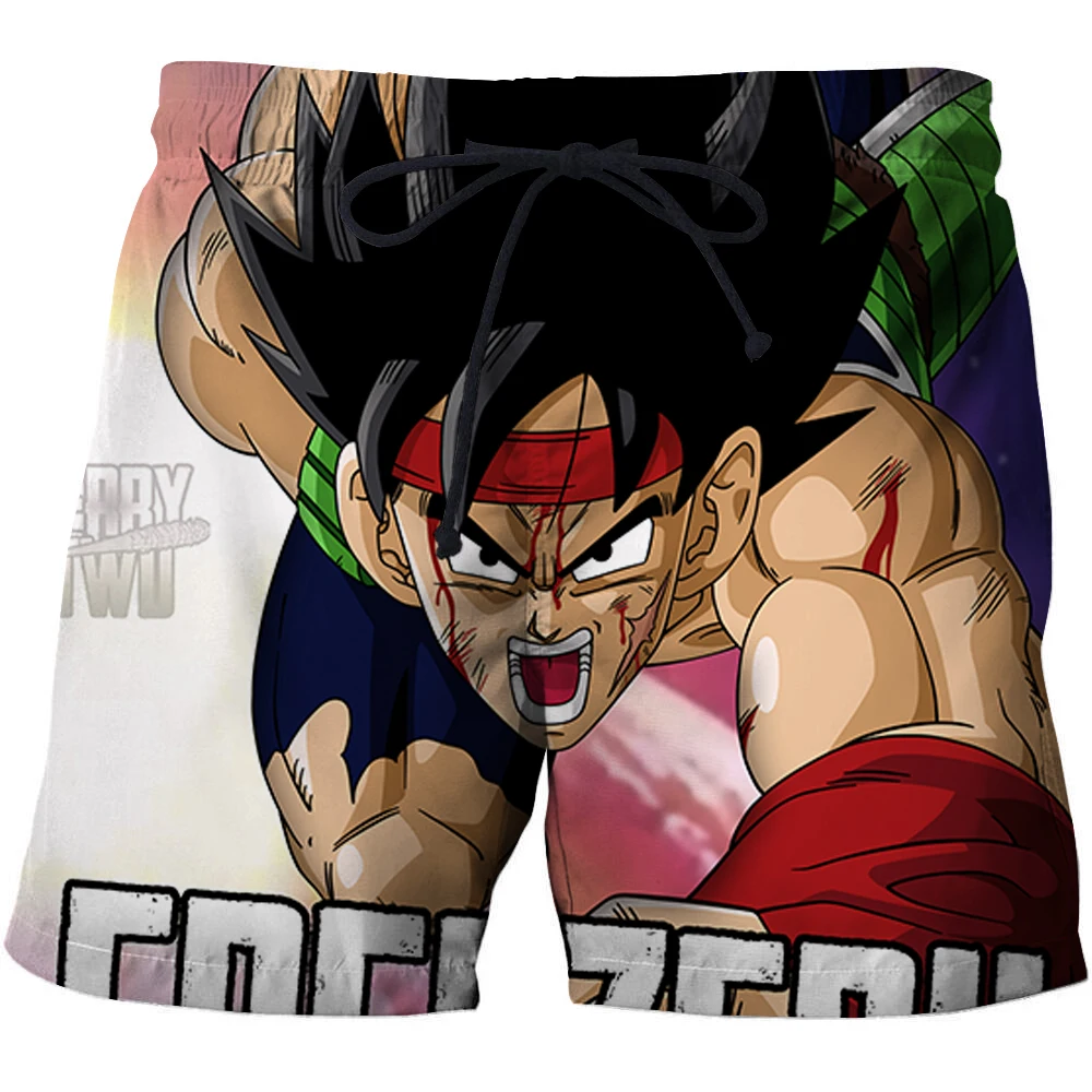 Новые Аниме Dragon Ball Z Naruto мужские летние повседневные шорты Супер Saiyan Son Goku Vegeta Cell Piccolo 3D пляжные шорты с рисунком S-6XL - Цвет: ATK1233