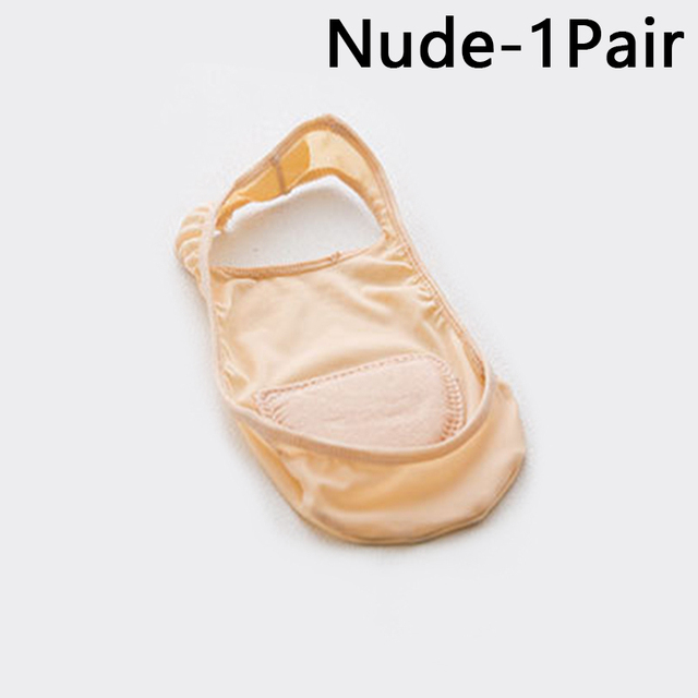 Invisible Socks Shallow Half Feet Liner Non-Slip Ice Silk Sling Boat Socks Front Palm Pad Thin Summer High Heels Socks
