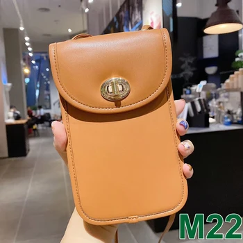 

M22 Luxury Brand CQACH Handbag Mini Universal 6.7inch Phone Bag Card Wallet Purse Women Crossbody Pouch For IPhone 11 12 Case