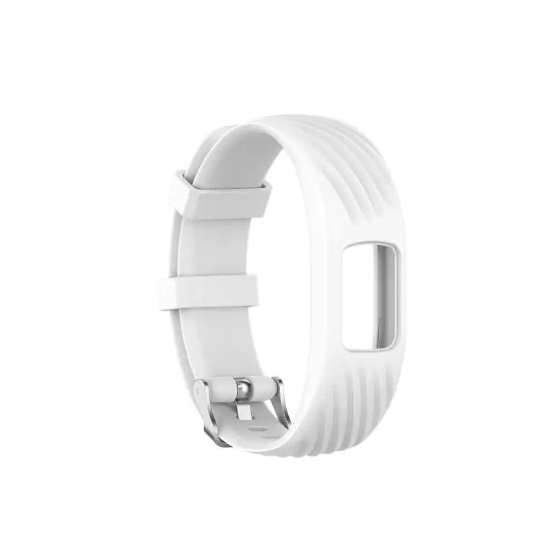 01 white Стиль спортивный браслет для Garmin Vivofit 4 ромбовидный ремешок силиконовый сменный ремешок для часов S L Аксессуары для умных часов - Цвет: 01 white