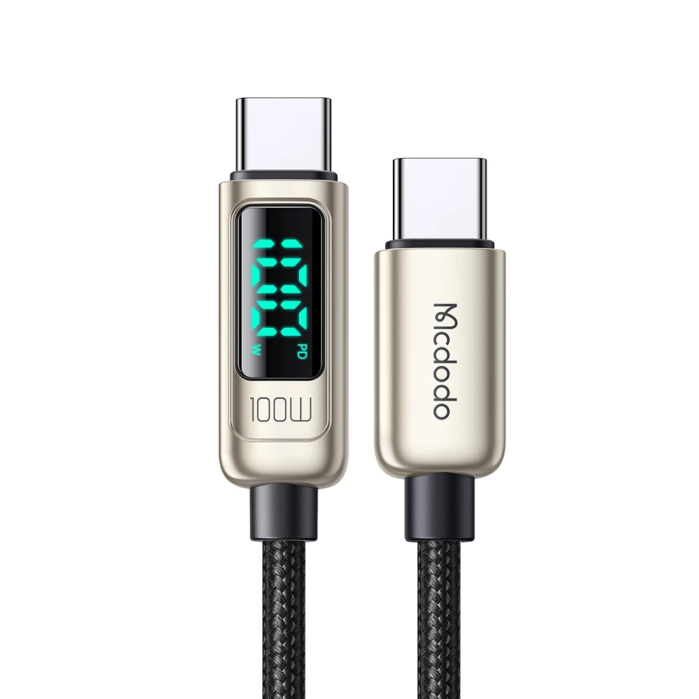 Mcdodo PD 66W USB Type C 6A Fast Charging Cable For Huawei Xiaomi Samsung QC Flash Charge VOOC AFC FCP Digital Display Data Cord fast charging cable for android Cables