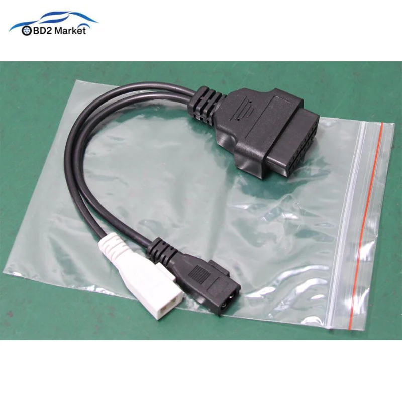 Кабель OBD2 для Audi 2x2 16 Pin адаптер 2 + OBDII PIN Автомобильный Диагностический кабель