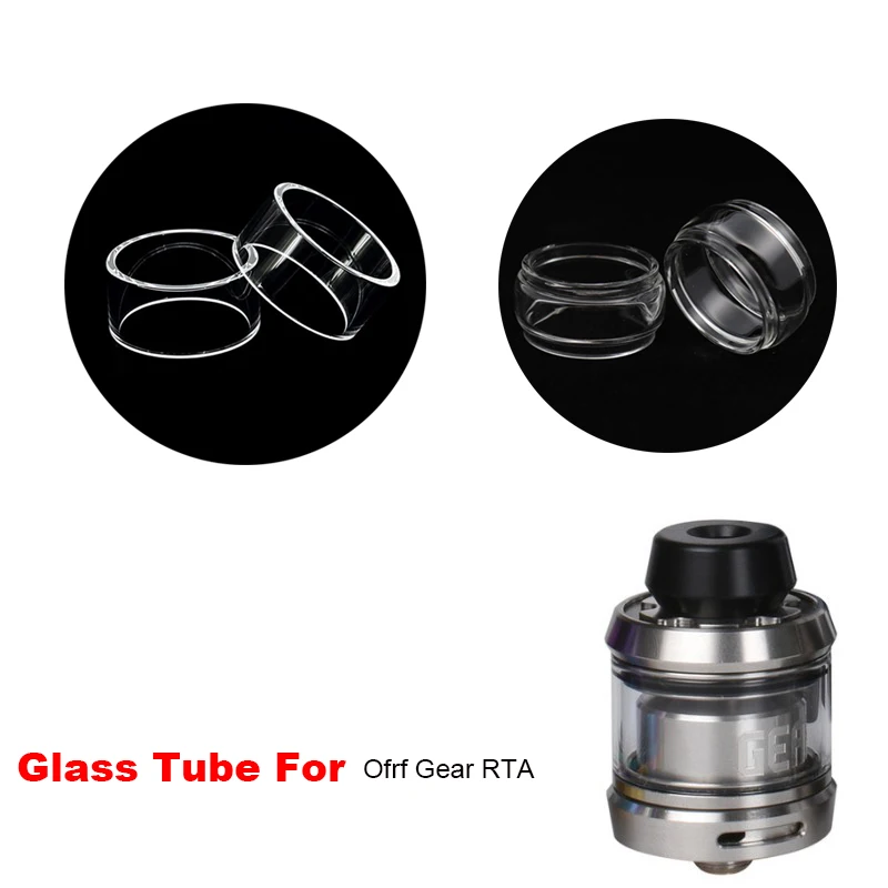 

Glass Tube For Original OFRF Gear RTA Tank 24mm Diameter Single Coil Gear Atomizer